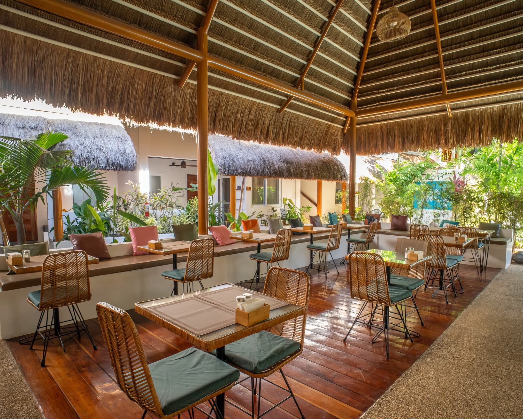 Daytime dining area at Bathala Resort