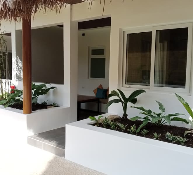 Courtyard approach at Bathala Resort